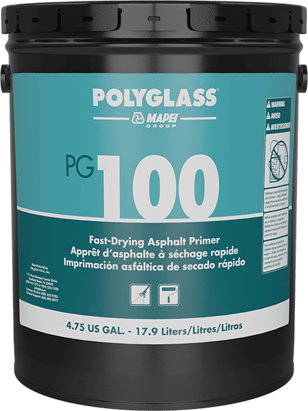 PG 100 fast drying asphalt primer